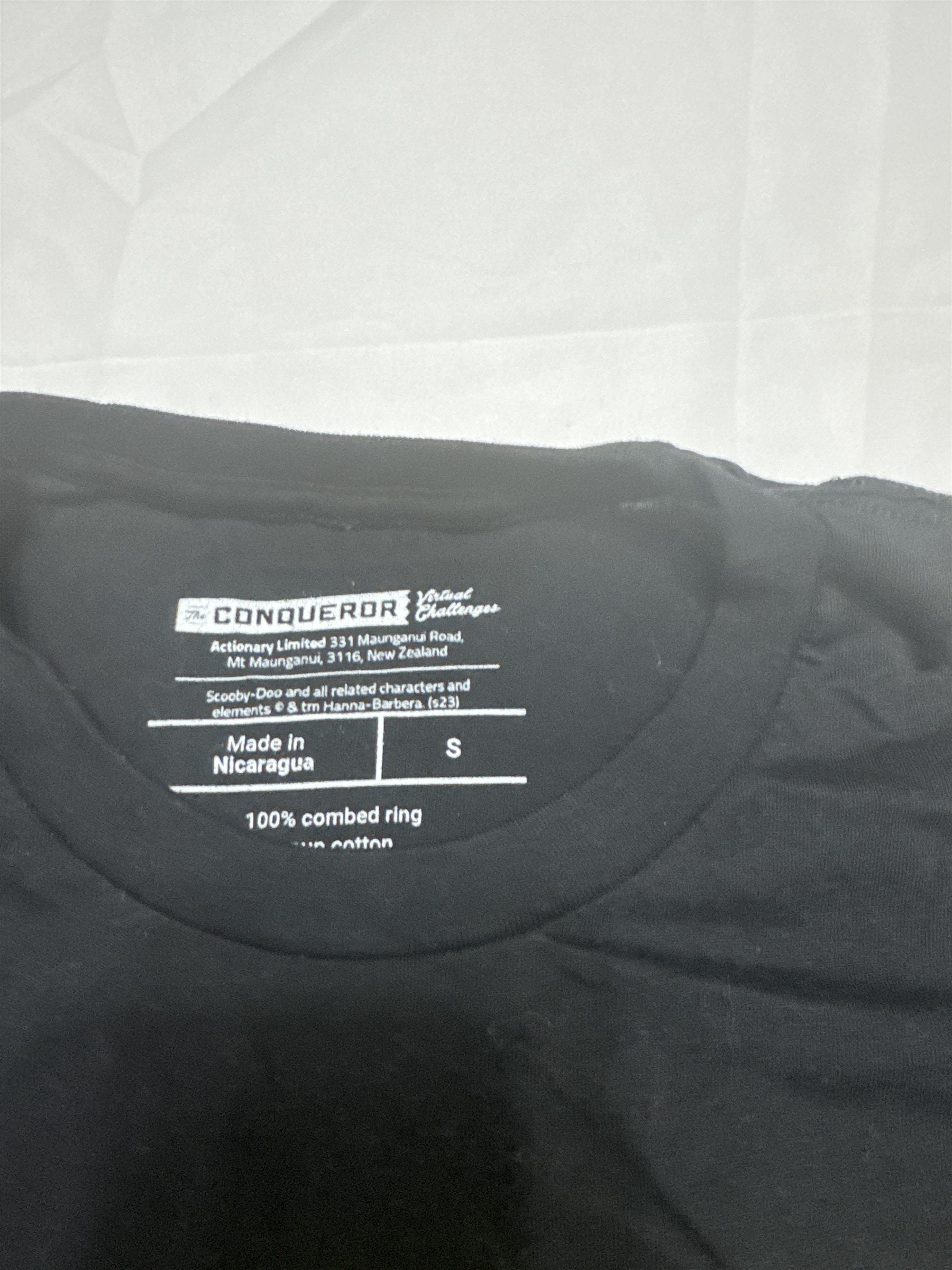 Mens Small The Conqueror Scooby-Doo! Virtual Challenge Reward T-Shirt
