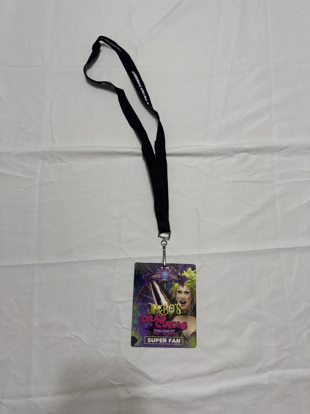 Jimbo's Drag Circus 2024 VIP Laminate Lanyard Souvenir Gift Philly