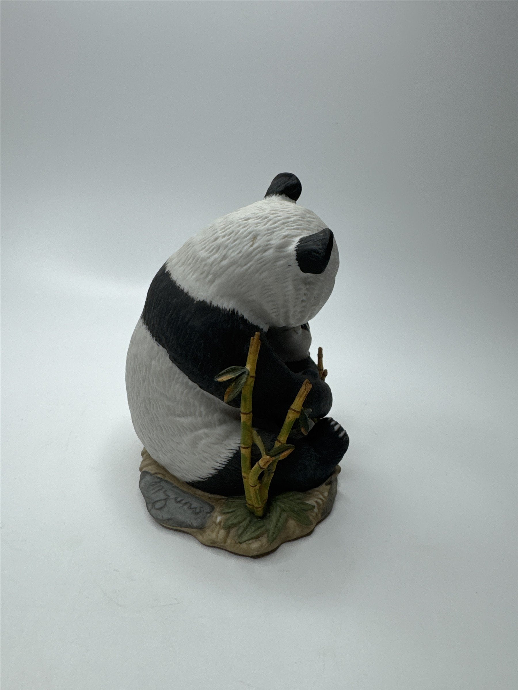 Vintage Masterpiece by Homco Home Interiors Porcelain Panda + Cub Figurine EUC