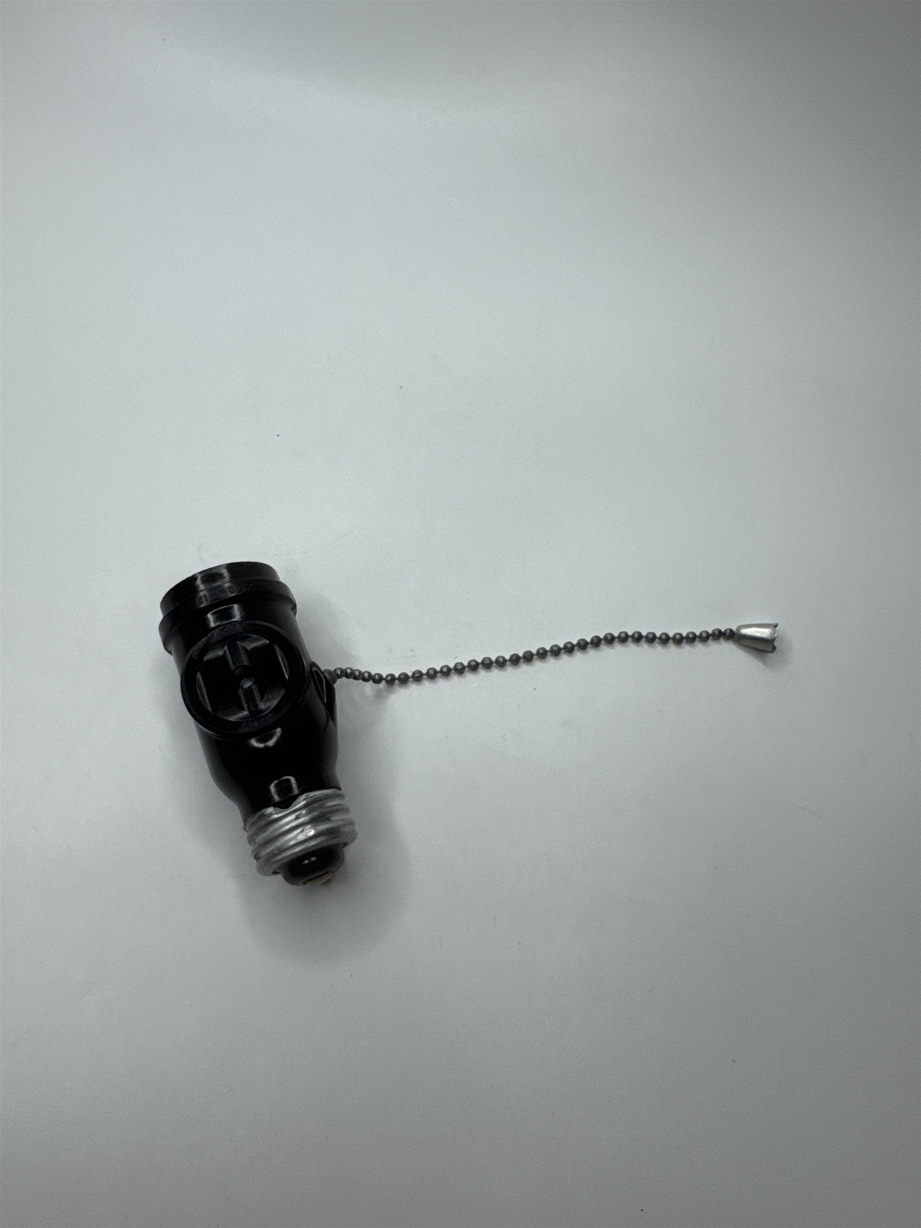 Vintage Replacement Pull-Chain Current Tap ~ Adds Outlets and Switch Control EUC