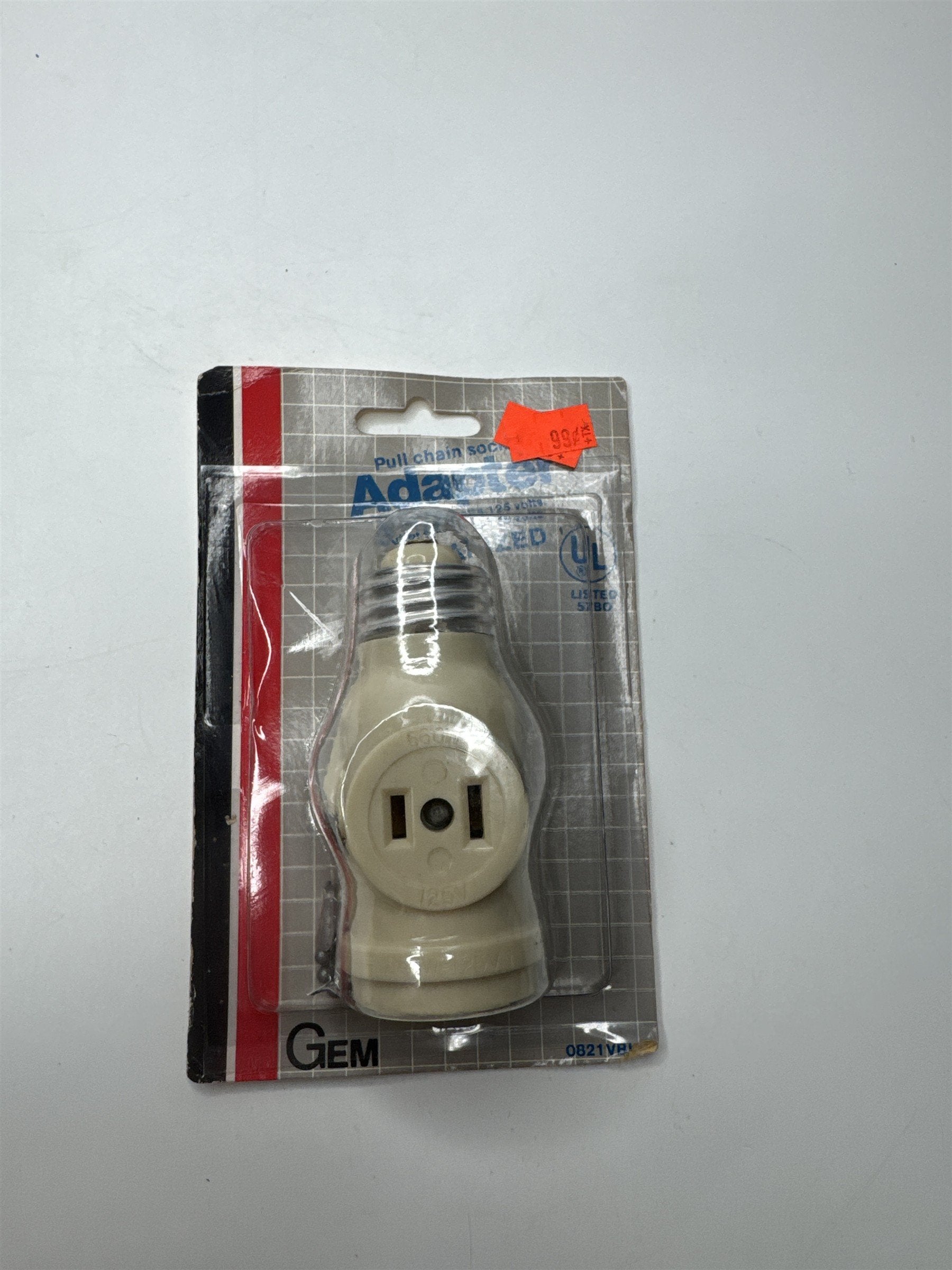 Vintage Replacement Pull-Chain Current Tap ~ Adds Outlets and Switch Control GEM
