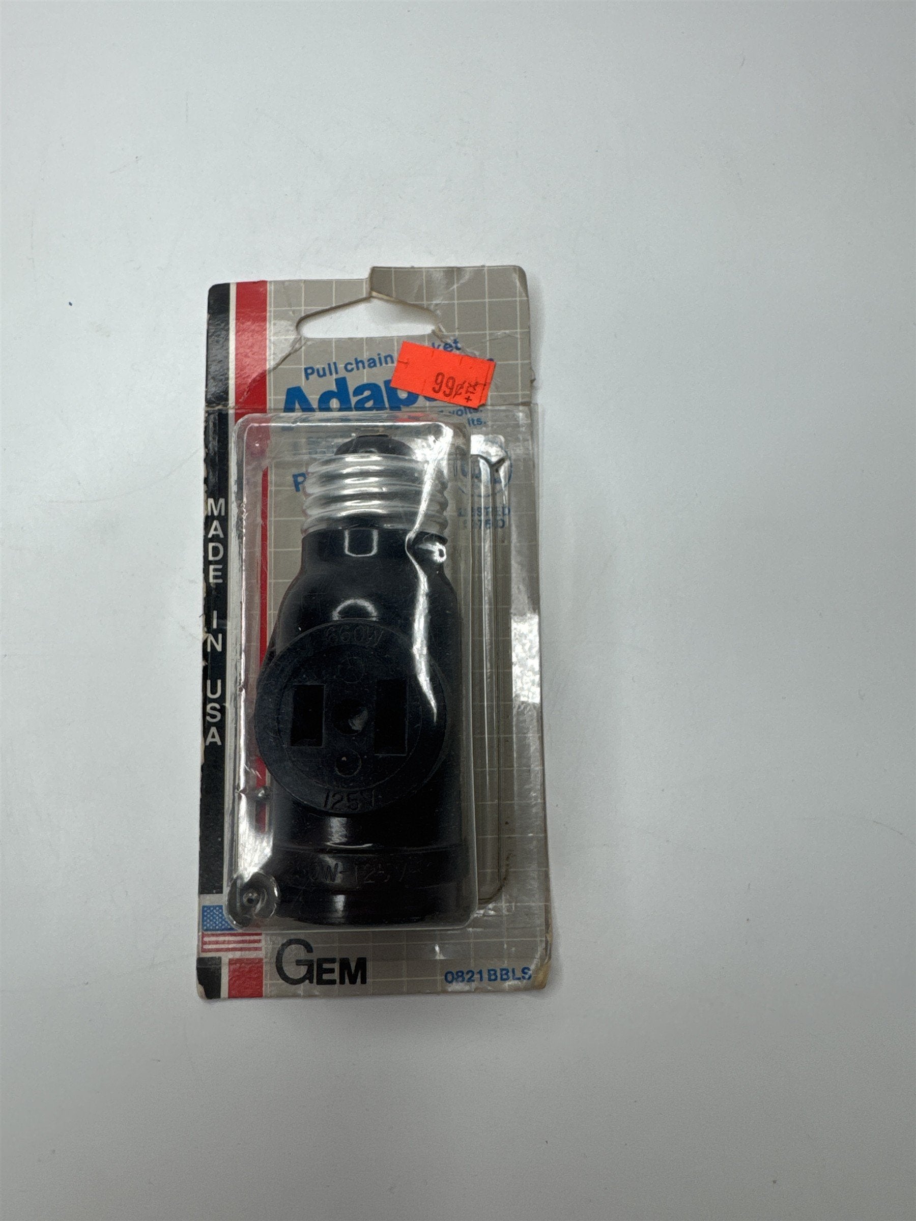 Vintage Replacement Pull-Chain Current Tap dds Outlets and Switch Control GEM