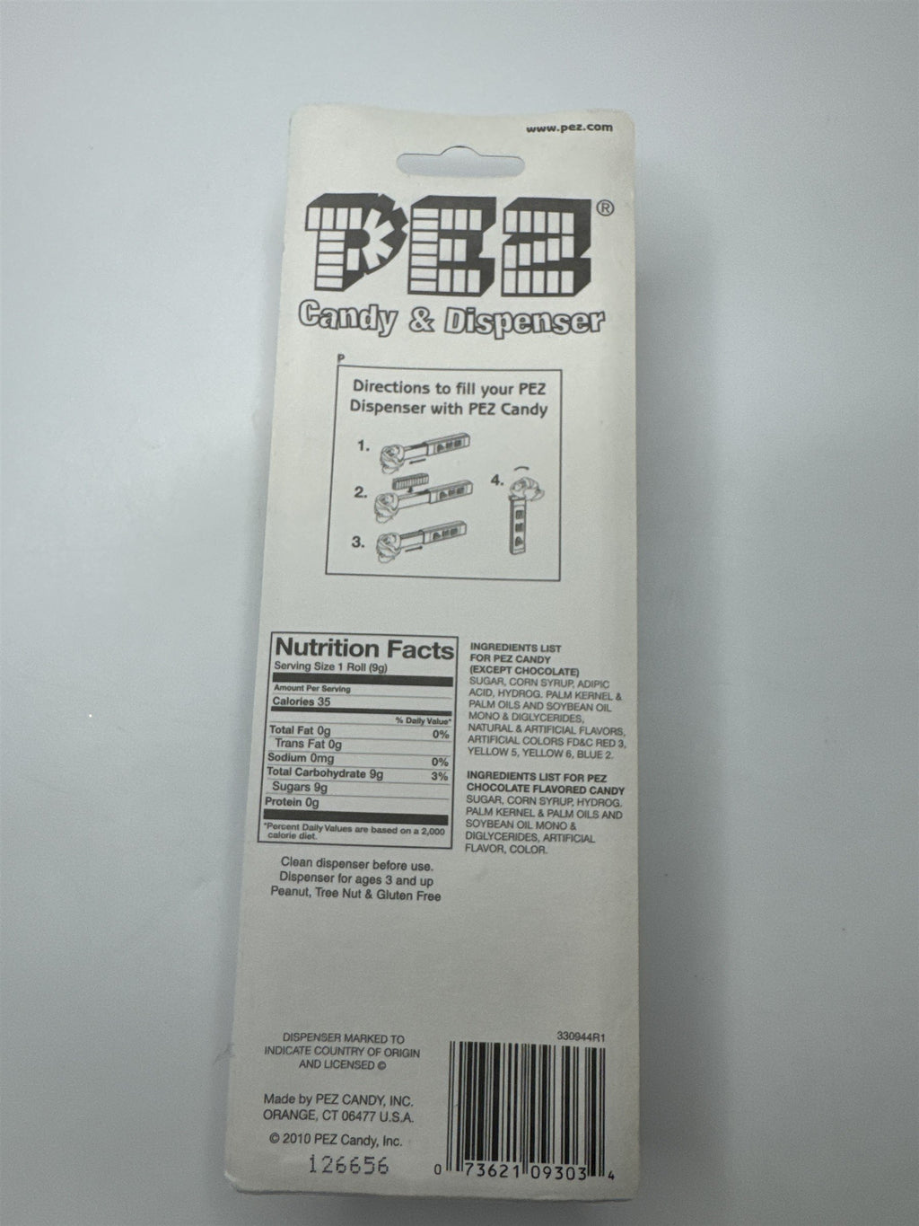 2010 Glow in the Dark VAMPIRE Halloween PEZ Candy Dispenser GLOWS