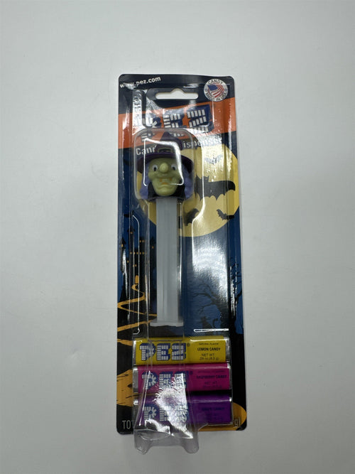 2010 Glow in the Dark WITCH Halloween PEZ Candy Dispenser GLOWS