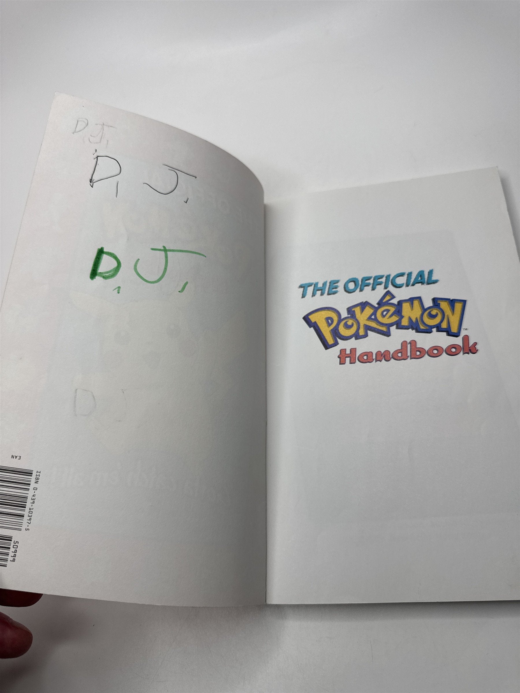 The Official Pokemon Handbook by Maria S. Barbo 1999 Scholastic Book Vintage