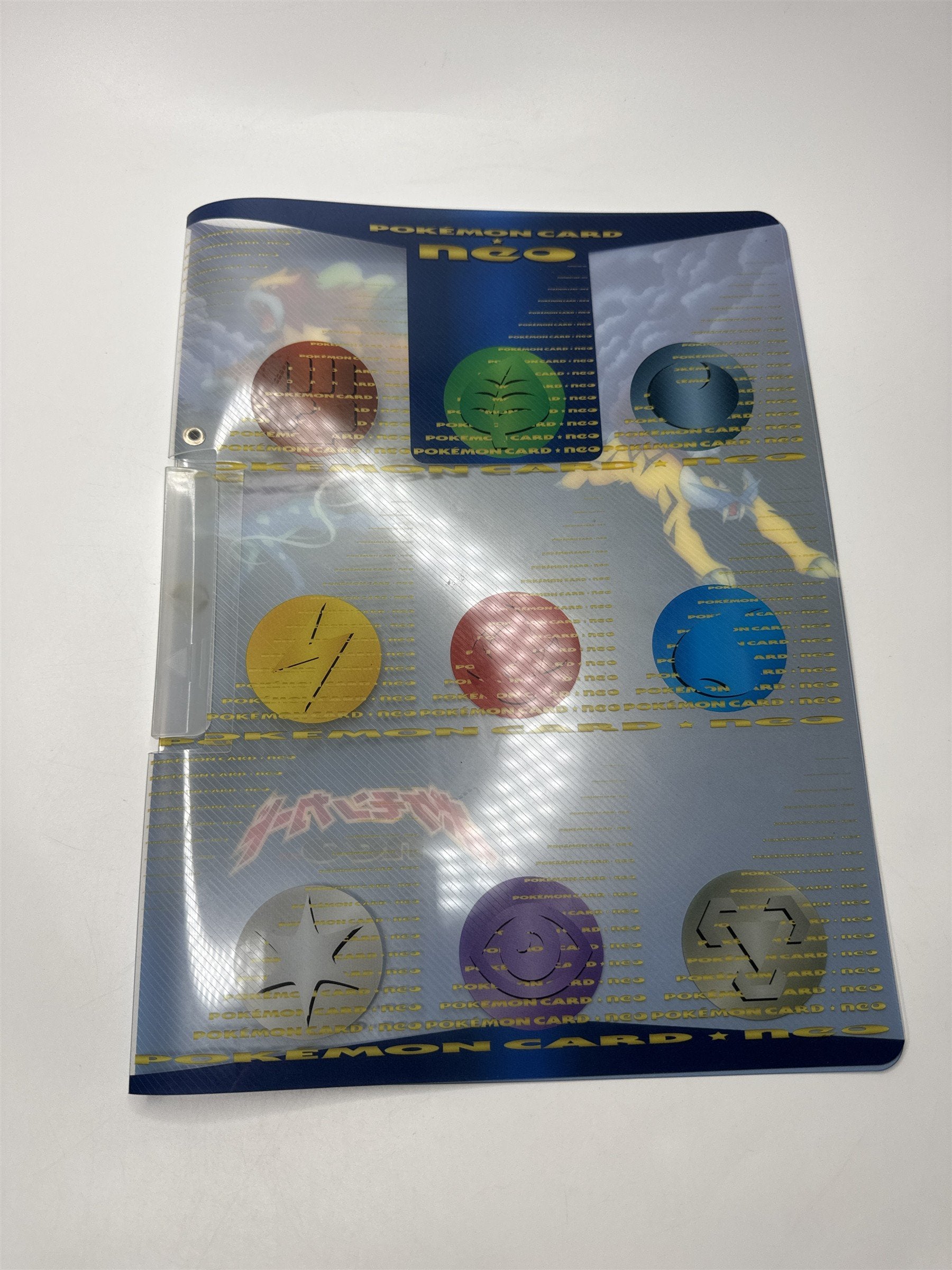 Vintage Pokemon Neo Card Binder Premium File Folder (NO CARDS!) See Pics