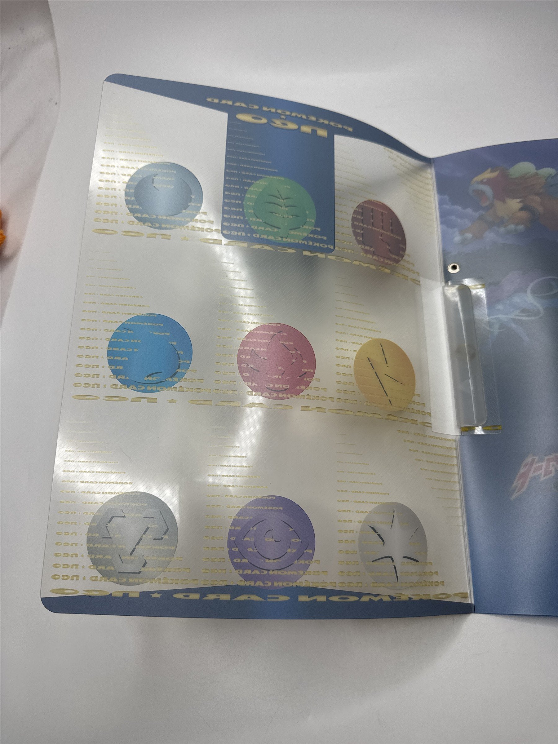 Vintage Pokemon Neo Card Binder Premium File Folder (NO CARDS!) See Pics