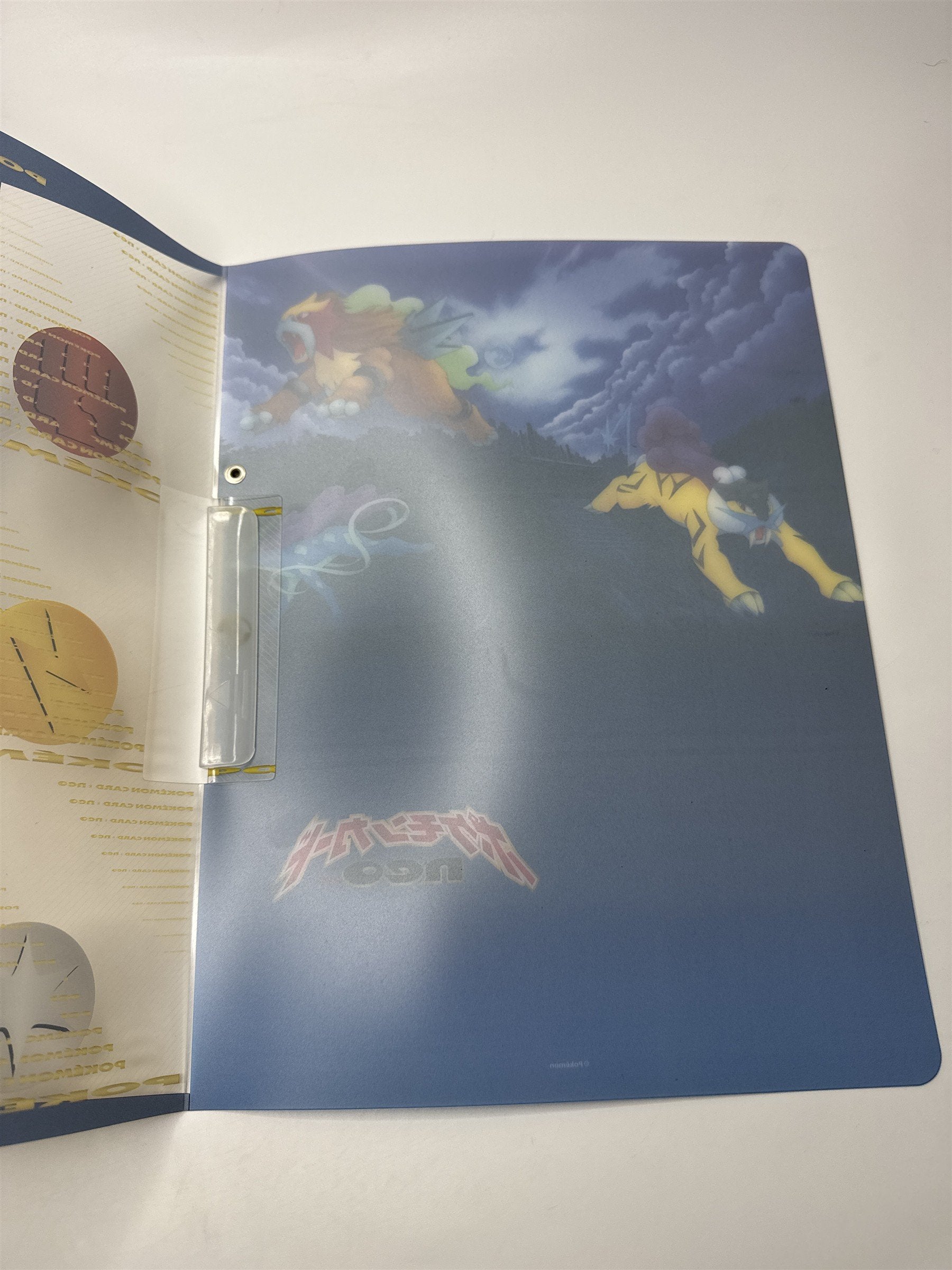 Vintage Pokemon Neo Card Binder Premium File Folder (NO CARDS!) See Pics