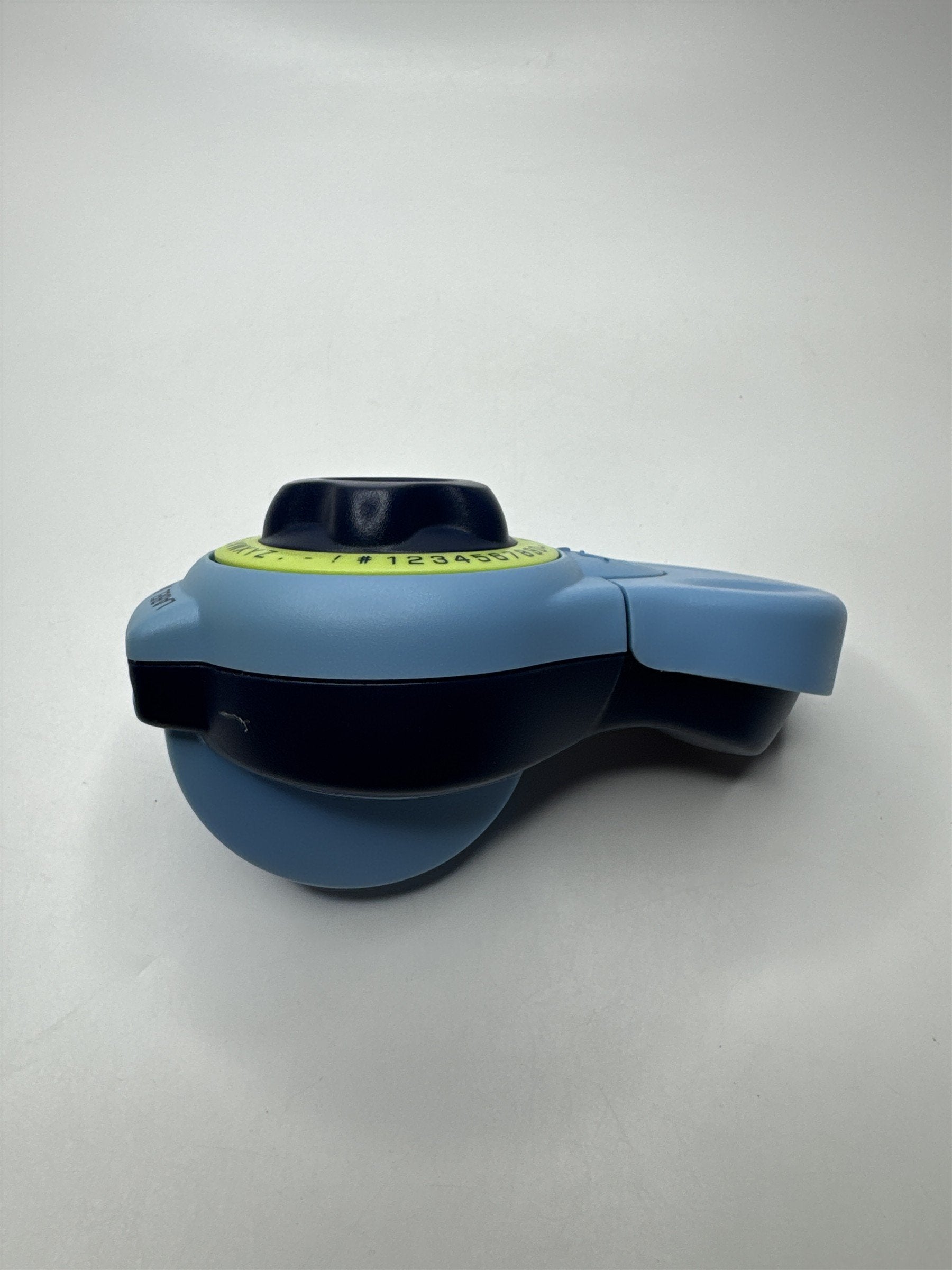Dymo Label Buddy Manual Label Maker Embossing Organizer Tool Blue