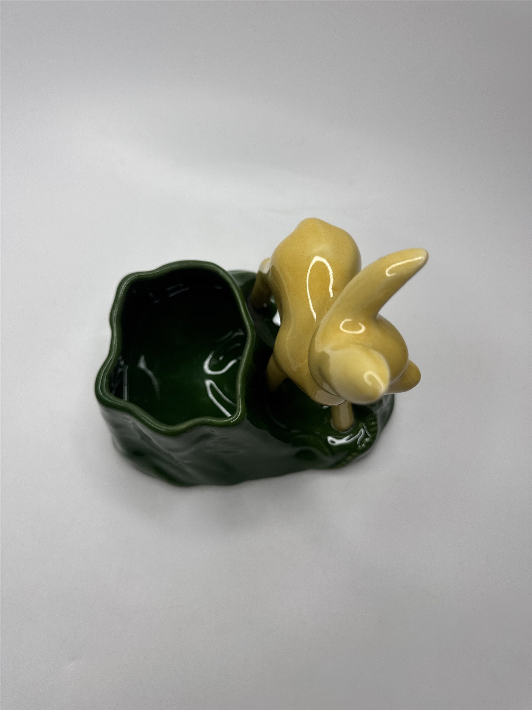Vintage Shawnee Art Pottery Yellow Deer on Grass Planter USA #624 Planter