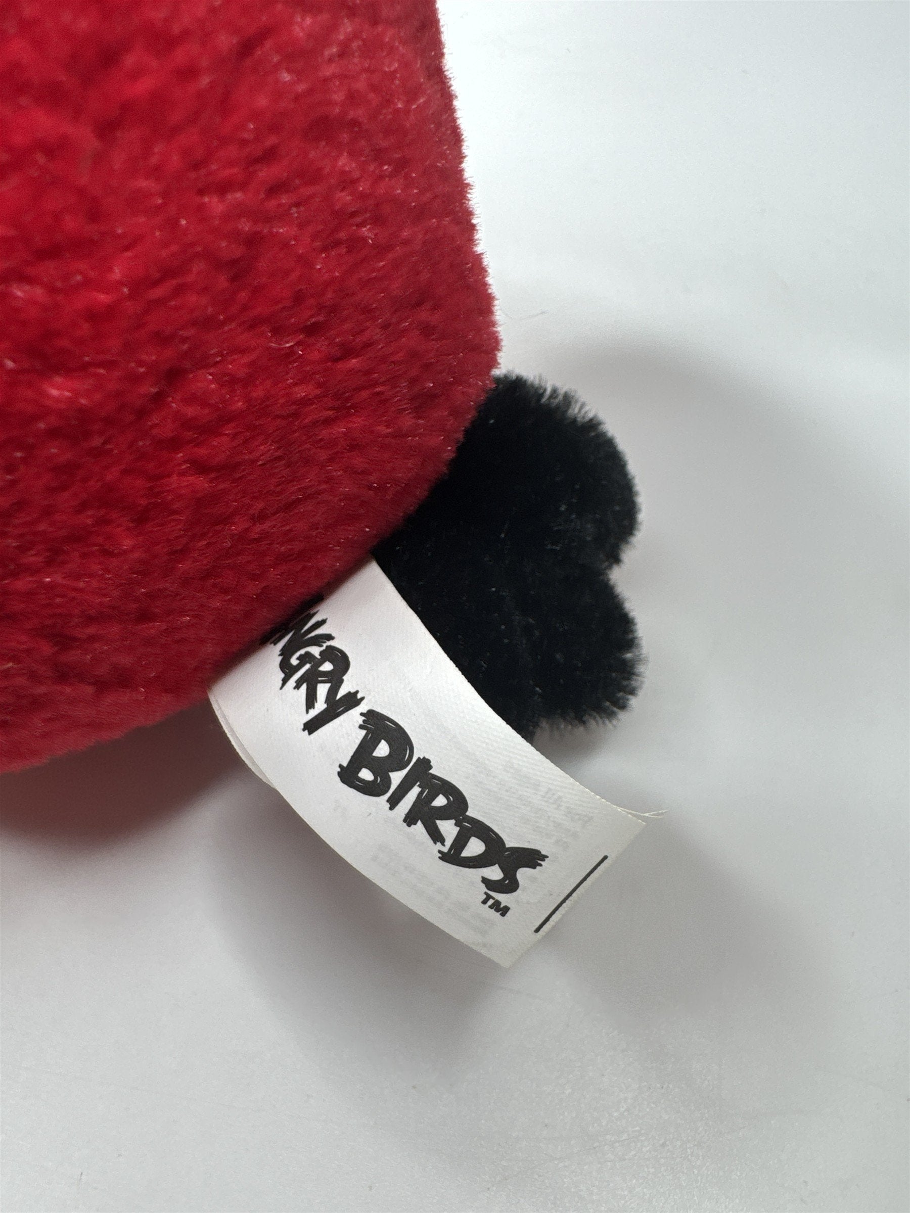 Vintage 5" Tall Red Angry Birds Plush Stuffed Animal Toy