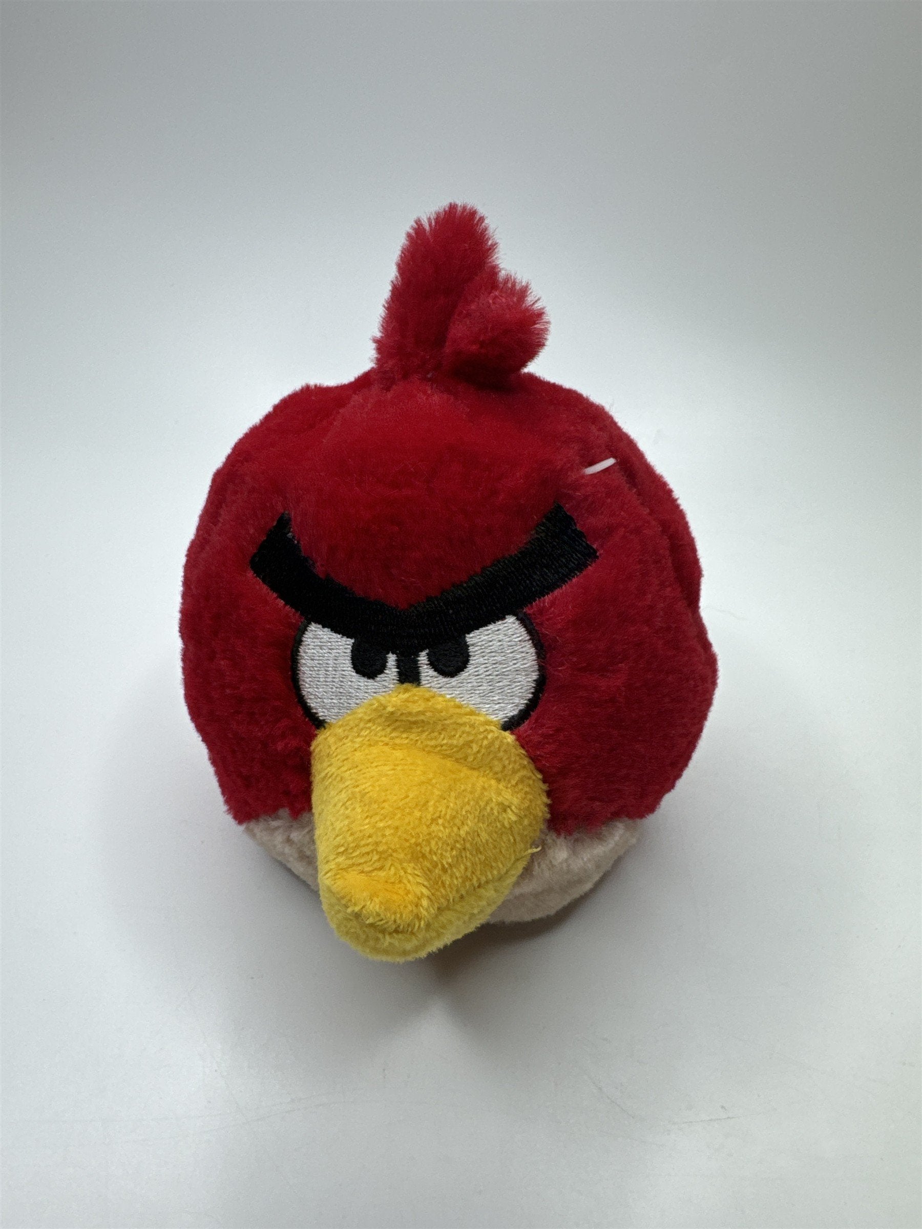 Vintage 5" Tall Red Angry Birds Plush Stuffed Animal Toy