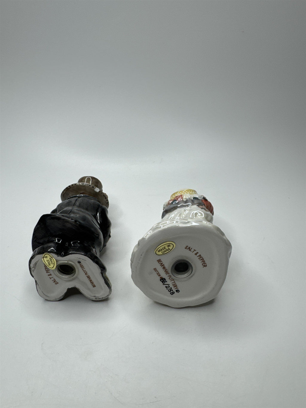 Bearware Pottery Bride and Groom Salt and Pepper Shakers Set Bear Themed