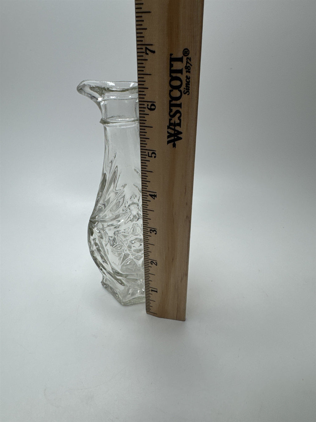 Vintage Anchor Hocking Star of David Cruet Starburst Oil Pourer