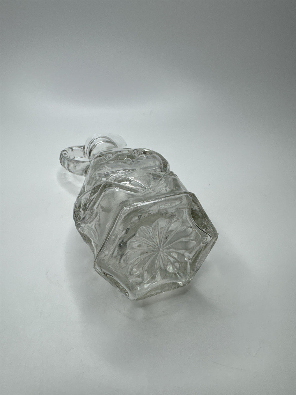 Vintage Anchor Hocking Star of David Cruet Starburst Oil Pourer