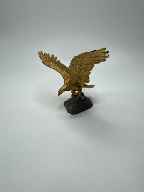 Carver E Tripp No. 1782C Eagle Statue Figurine Metal Gold-Toned Plated