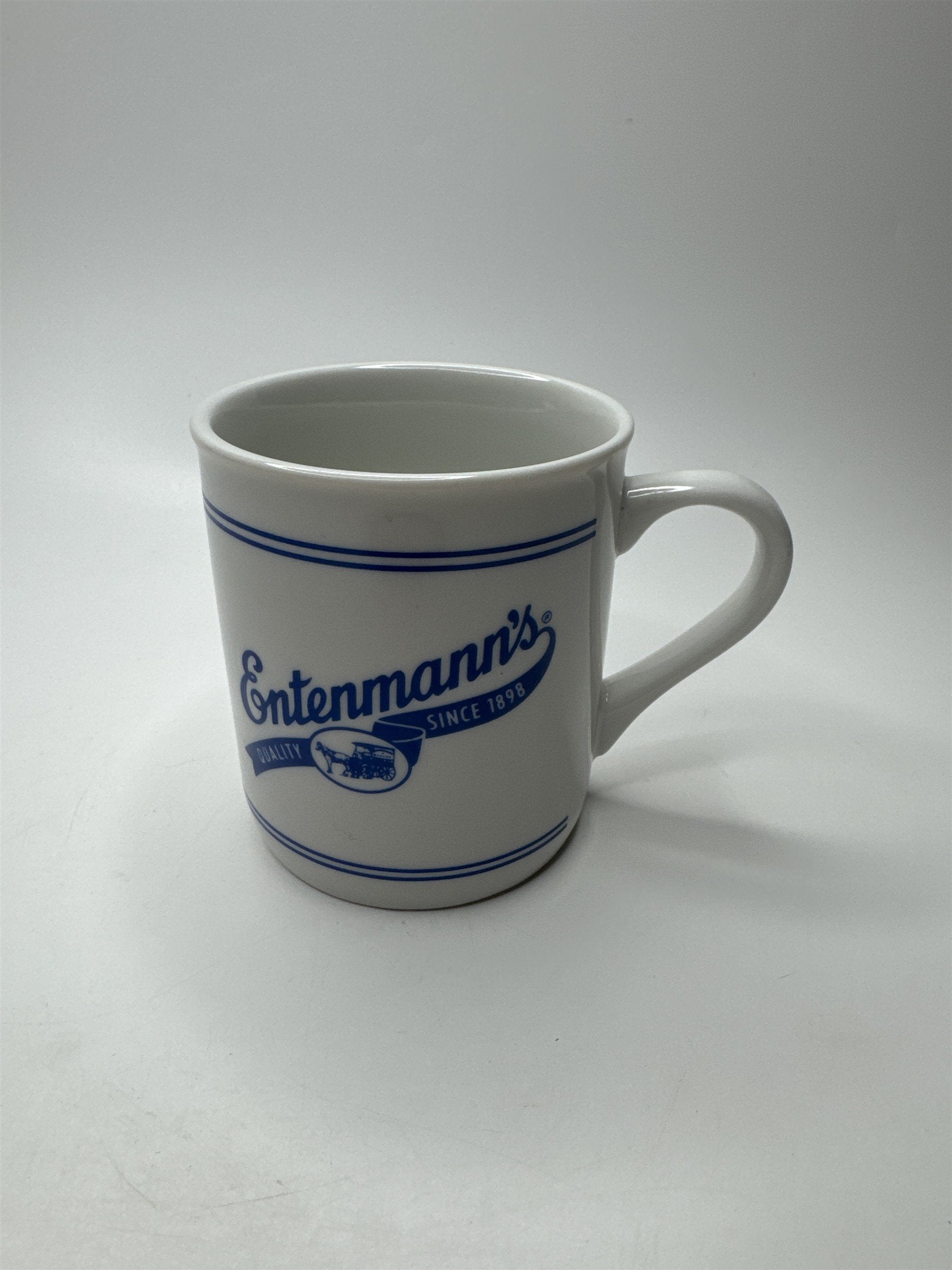 Vintage Entenmanns Coffee Mug Since 1898 Bakery Shop Vintage Design Ceramic Cup