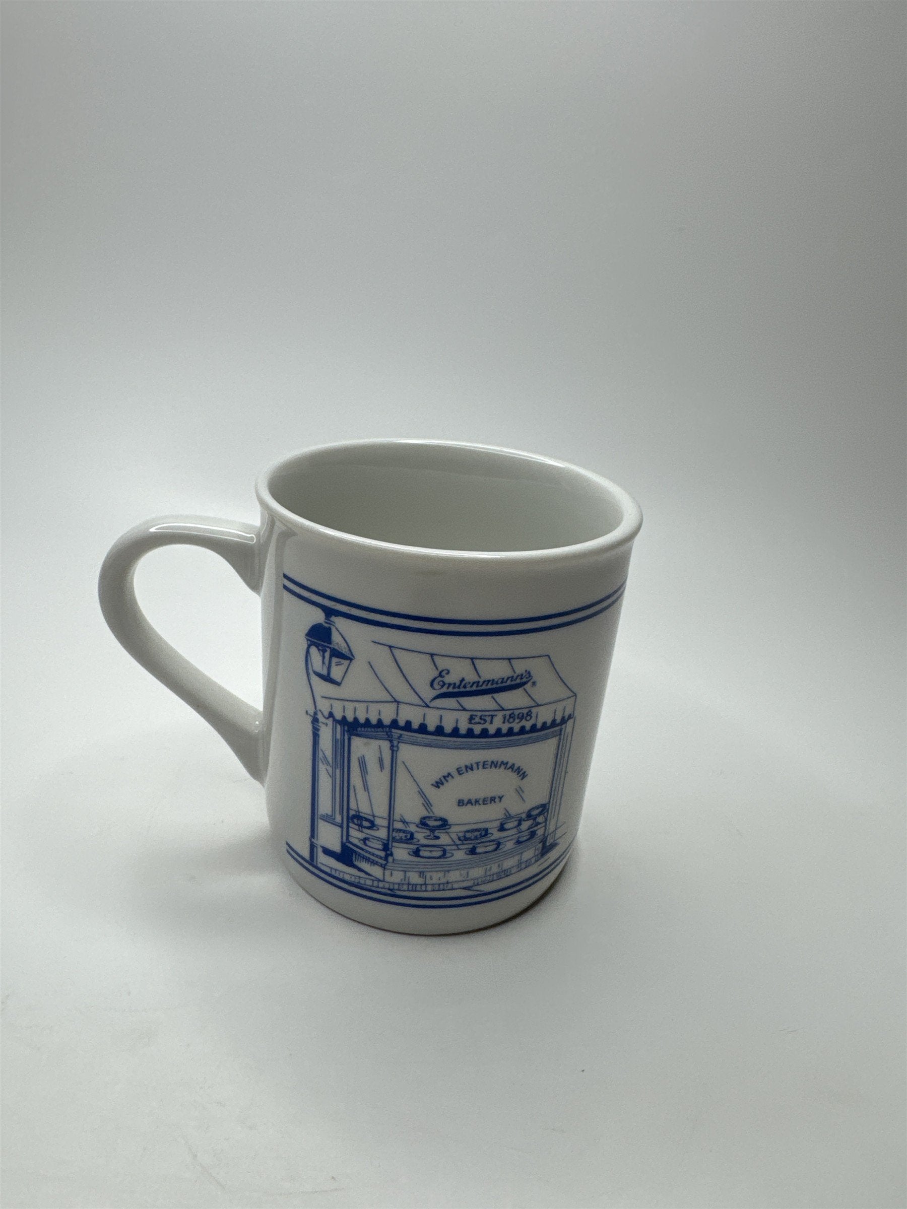 Vintage Entenmanns Coffee Mug Since 1898 Bakery Shop Vintage Design Ceramic Cup