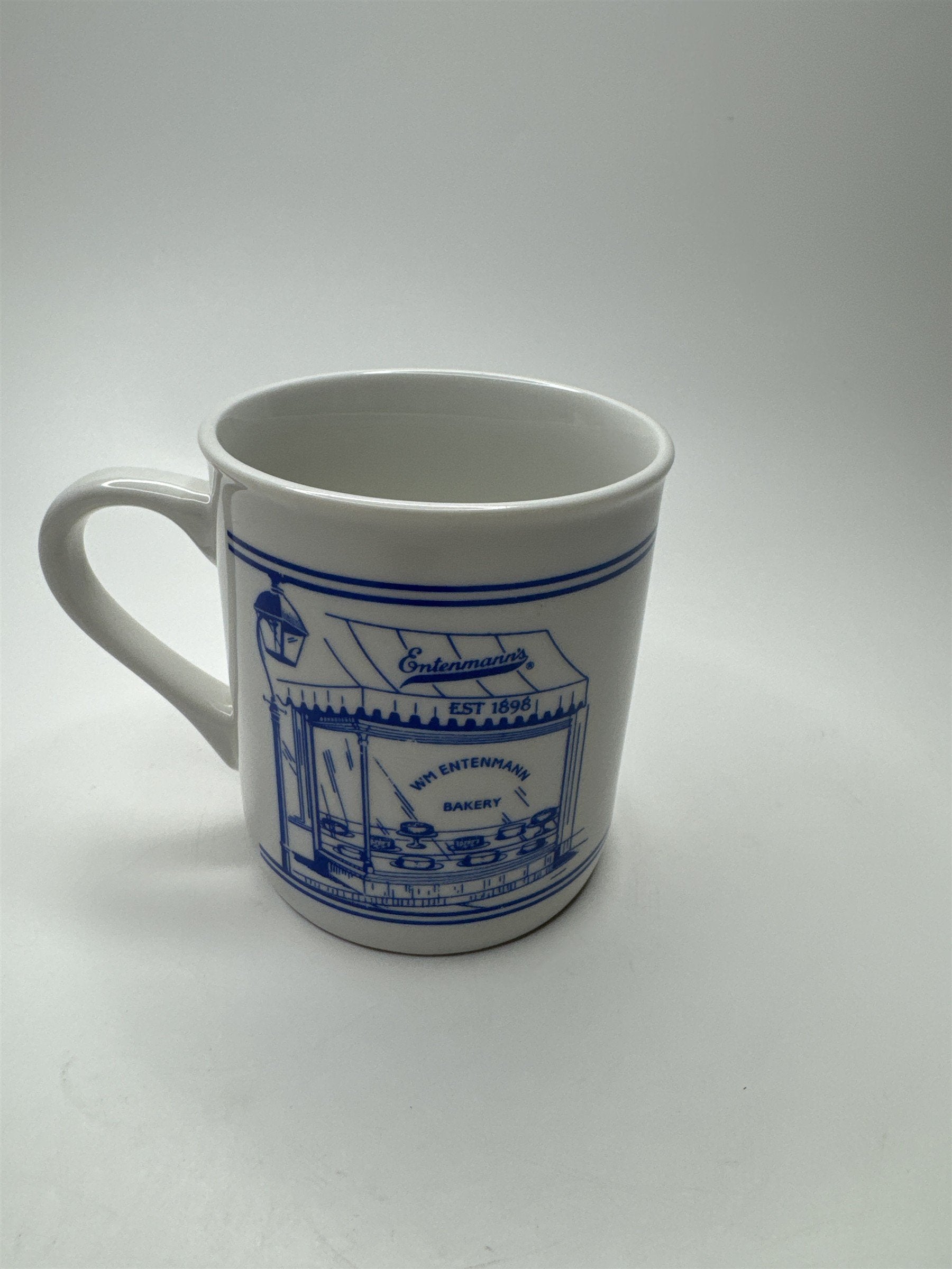 Vintage Entenmanns Coffee Mug Since 1898 Bakery Shop Vintage Design Ceramic Cup