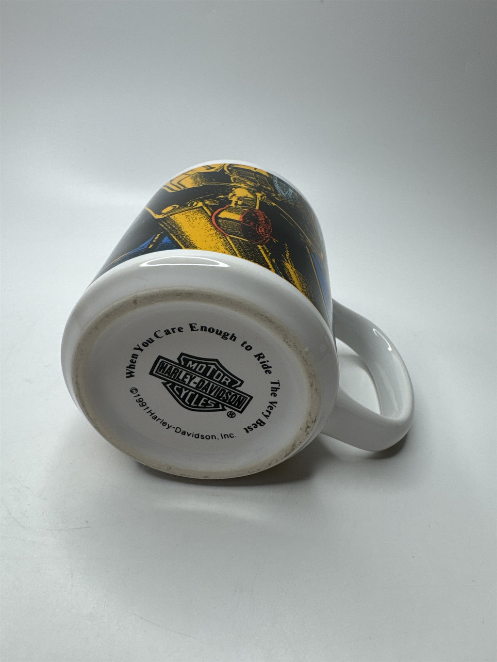 Vintage 1991 Harley-Davidson High Performance Dad Coffee Mug Dad Gift Fathers