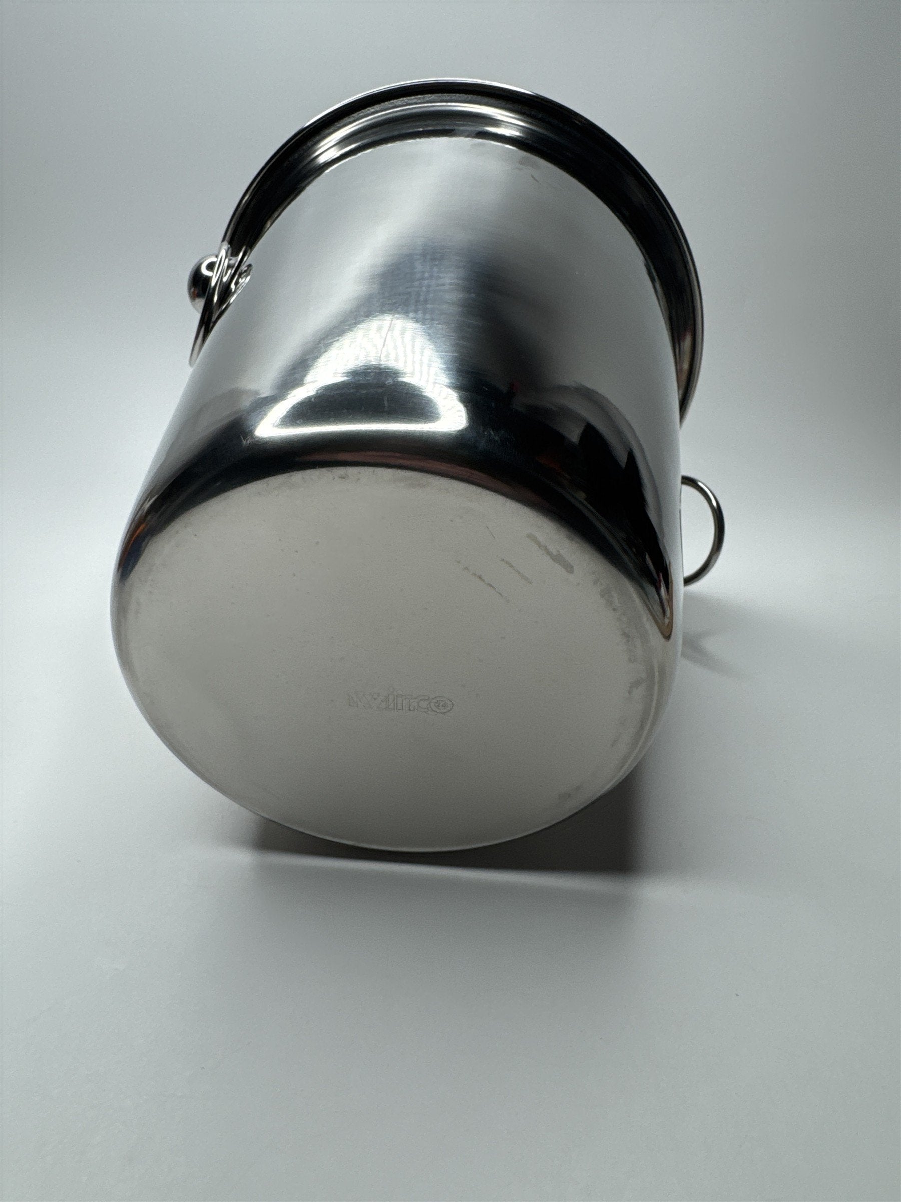 Winco Stainless Steel Mirror Finish 4qt Wine Champagne Chilling Ice Bucket