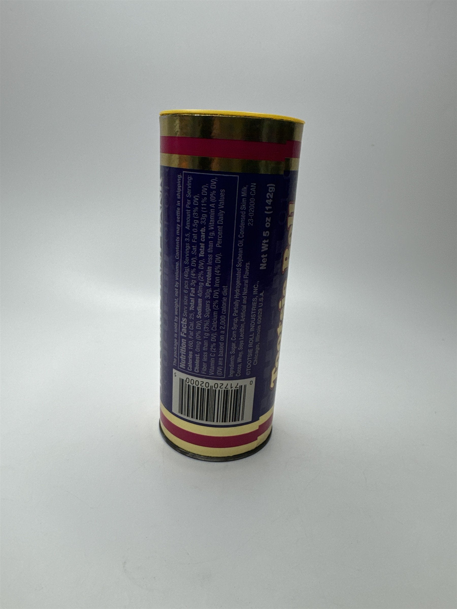 Vintage Tootsie Roll Y2K Compliant Bank Empty Tin