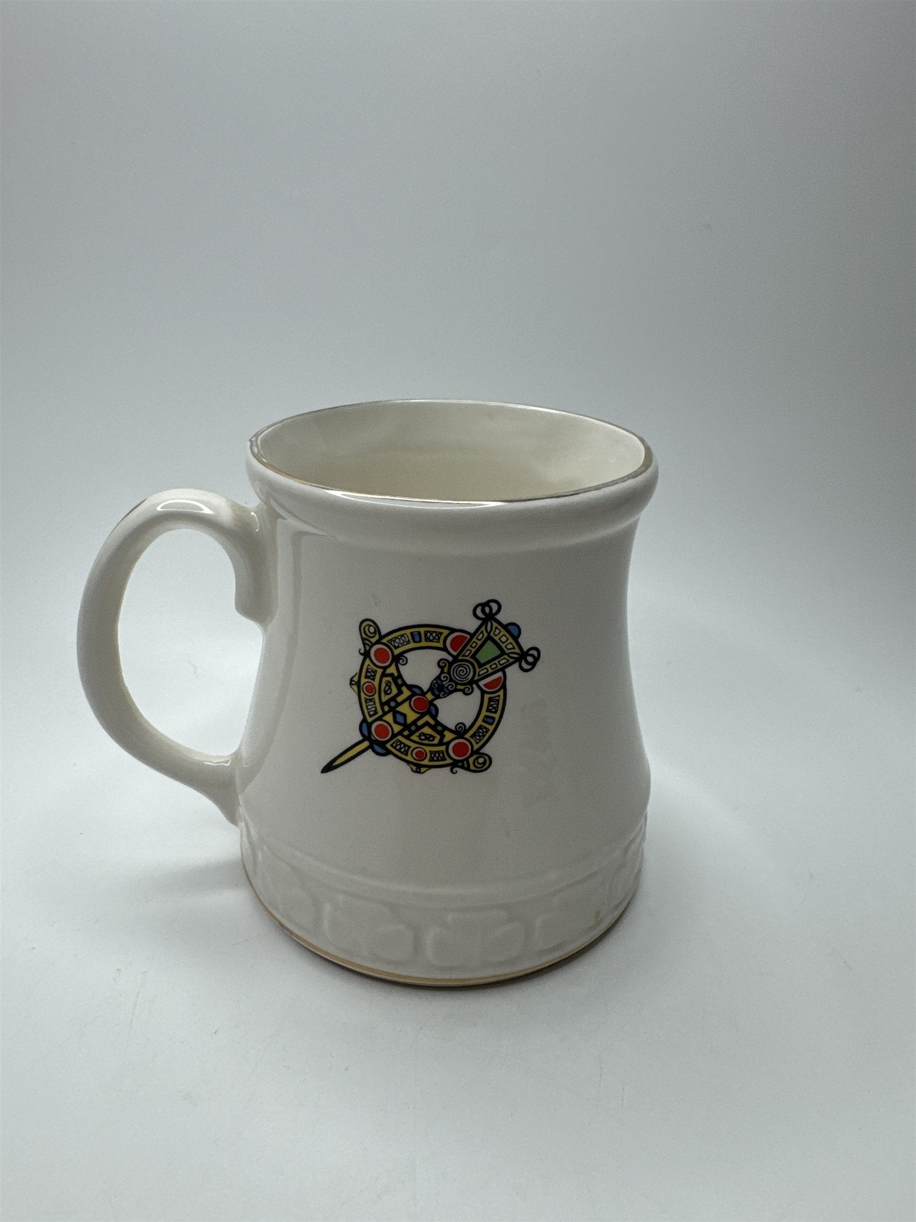 Carrigaline Pottery Cork Ireland Mug Wagon Drawn by Horse Scene Coffee Mug