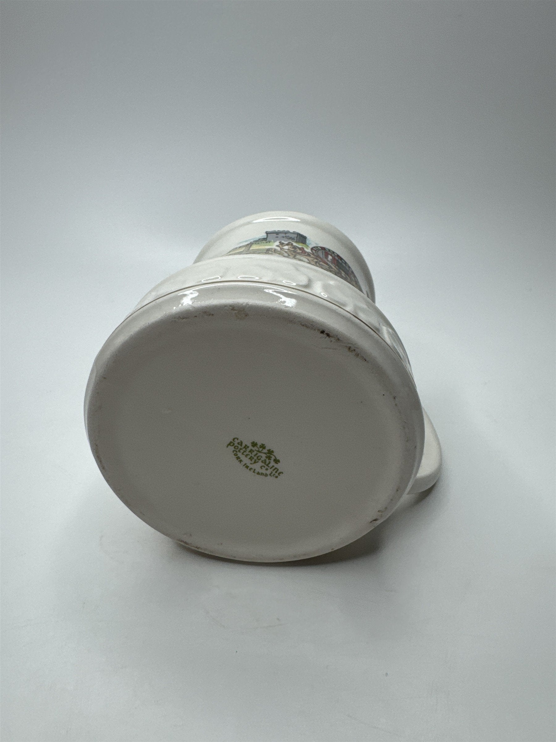 Carrigaline Pottery Cork Ireland Mug Wagon Drawn by Horse Scene Coffee Mug