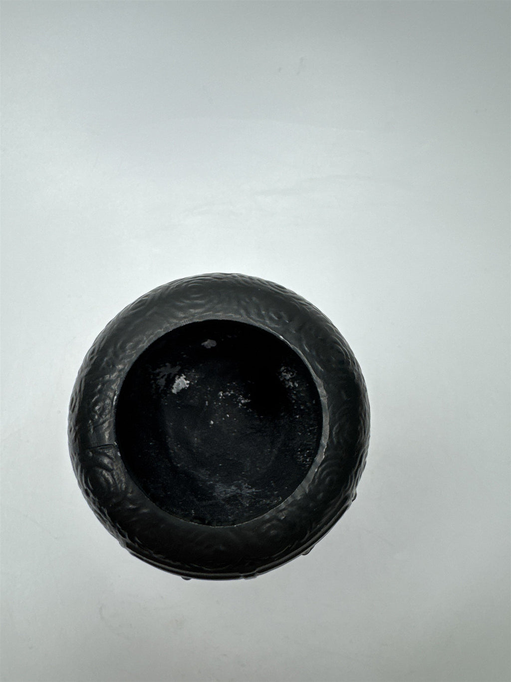 Vintage Incense Burner Asian Design Black Metal Globe on Stand Burner for Cones