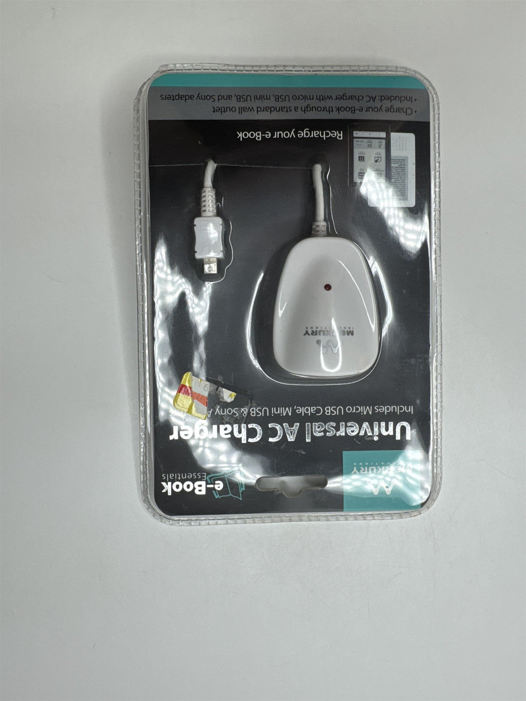 Merkury Innovations e-Book Essentials Universal AV Charger Micro USB Mini USB