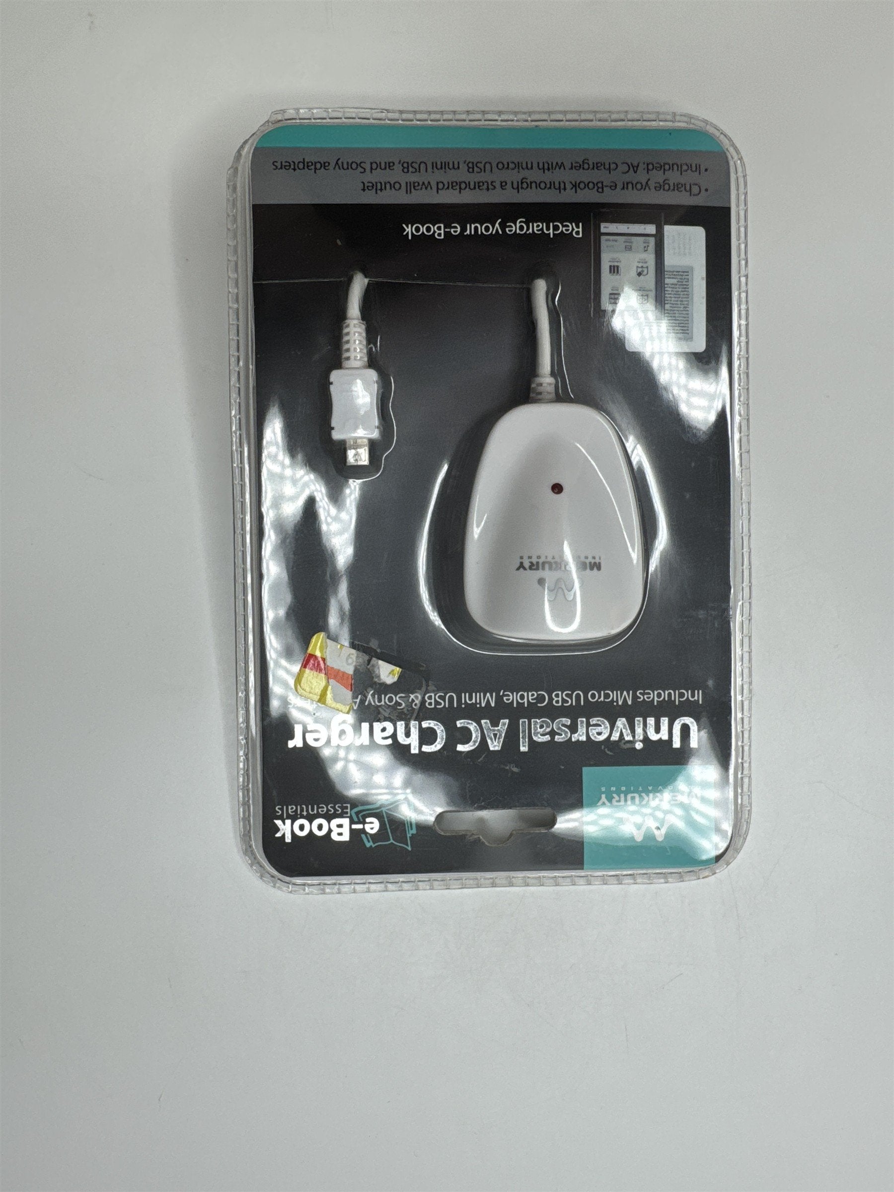 Merkury Innovations e-Book Essentials Universal AV Charger Micro USB Mini USB