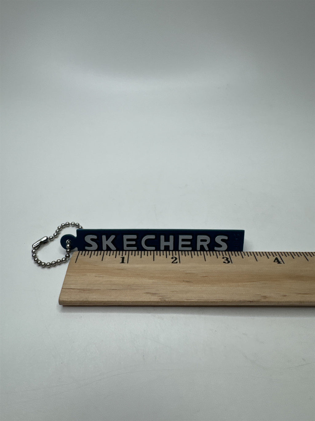 Vintage SKETCHERS Blue Plastic Resin Keychain