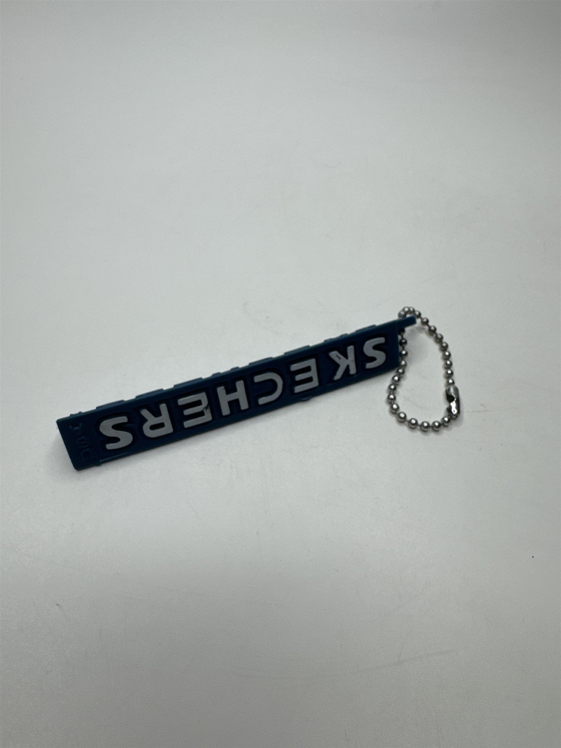 Vintage SKETCHERS Blue Plastic Resin Keychain