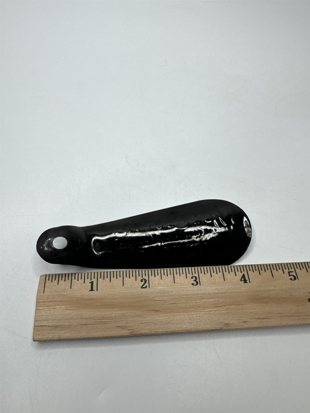 Vintage Max Jackier Distressed Shoe Horn 4" Nanticoke Pennsylvania