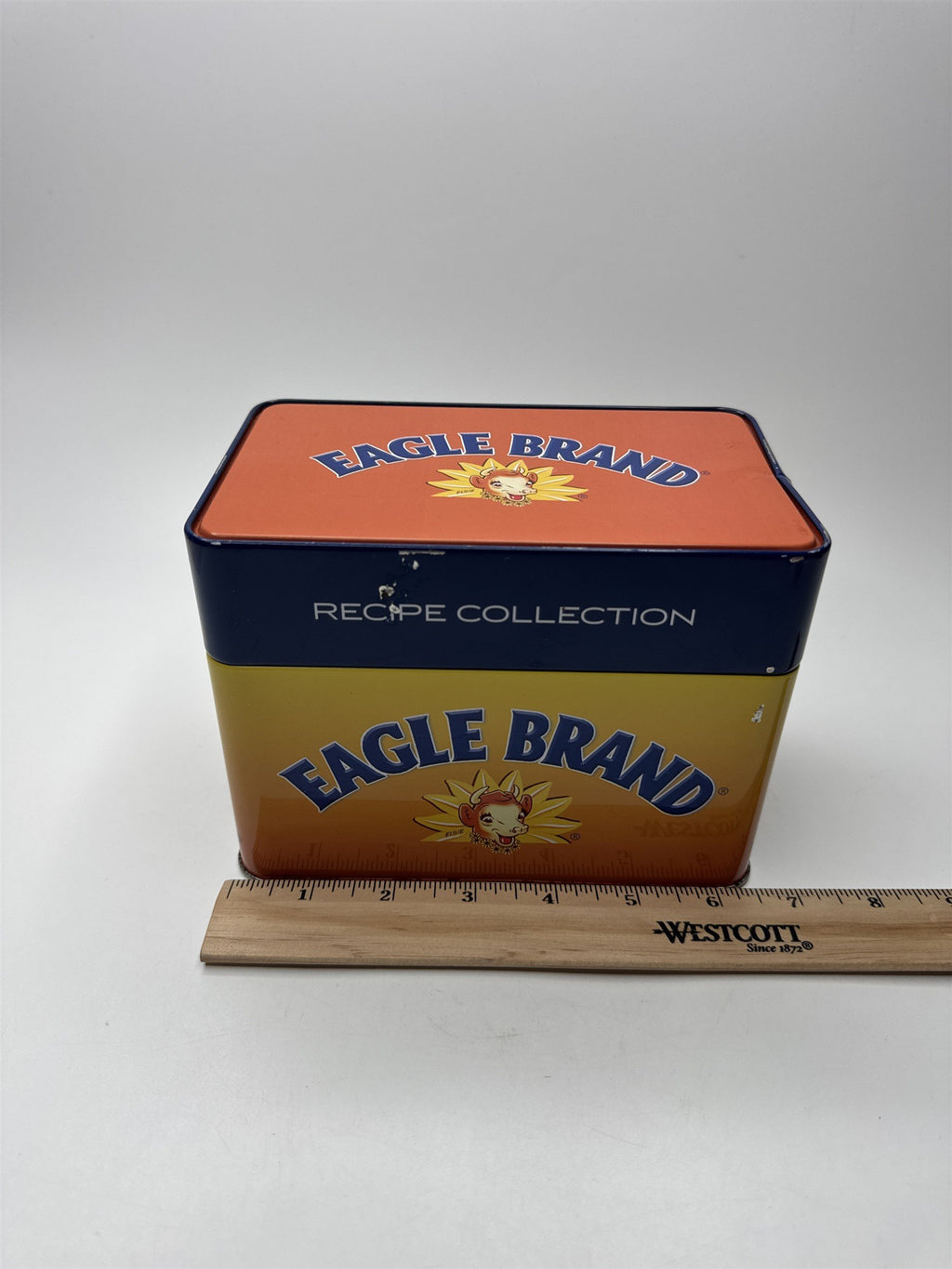 Vintage Eagle Brand Recipe Card Collection and Metal Recipe Box /w Recipe Cards