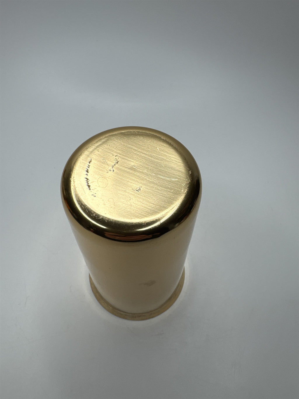 Gold Toned Metal Drinking Offering Cup Shot Glass Alcohol Cup Tumbler