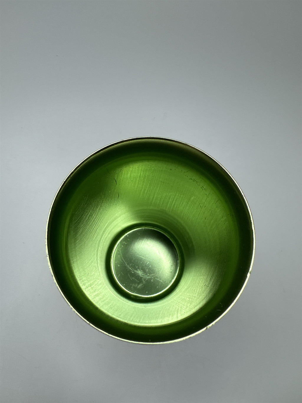 Green Toned Metal Drinking Offering Cup Shot Glass Alcohol Cup Tumbler