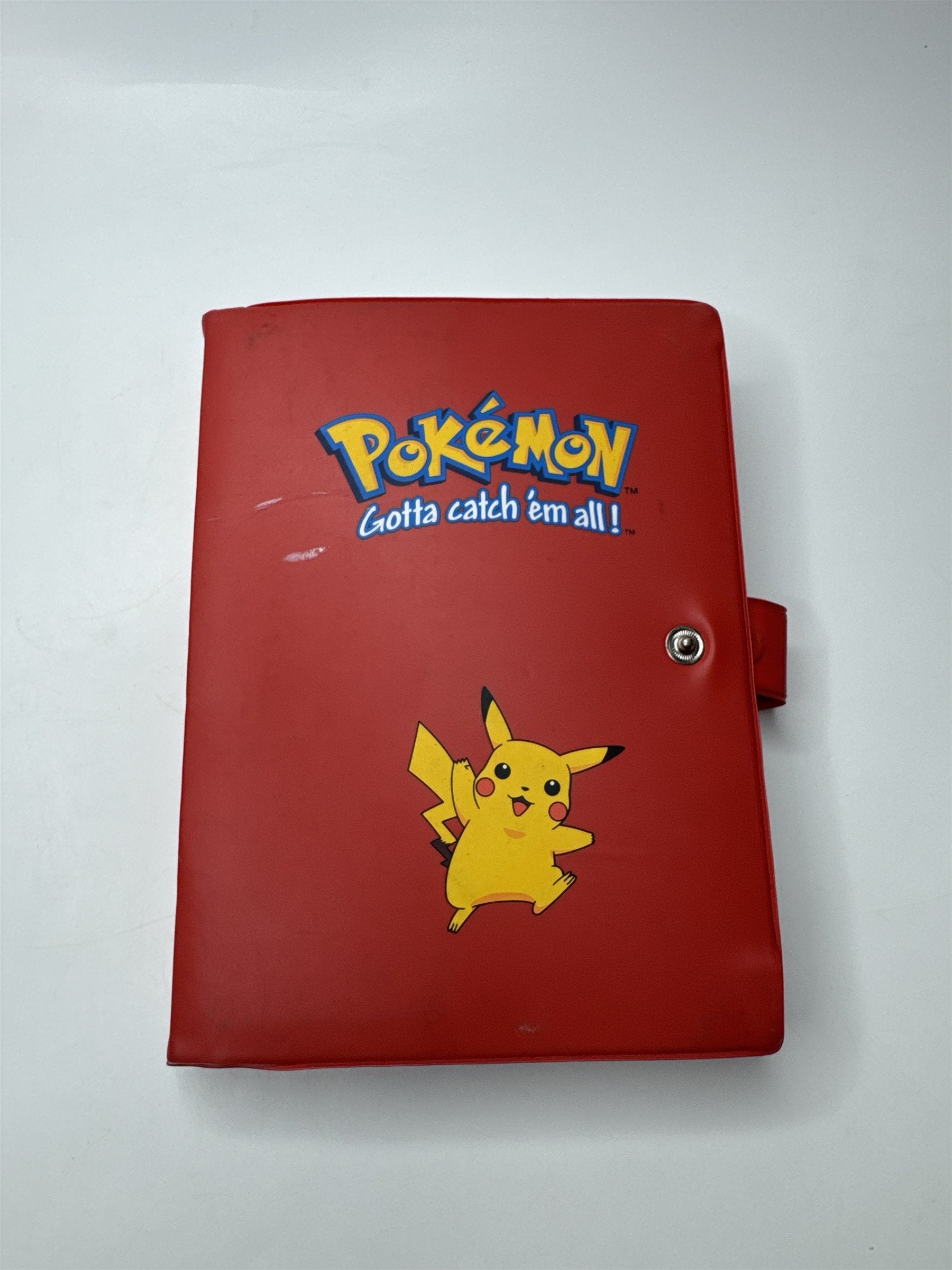 Pokémon Red Pikachu Binder Gotta Catch Card Lot Collection SEE PICS