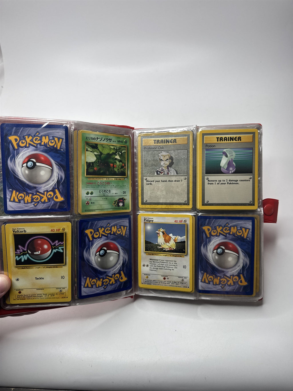 Pokémon Red Pikachu Binder Gotta Catch Card Lot Collection SEE PICS