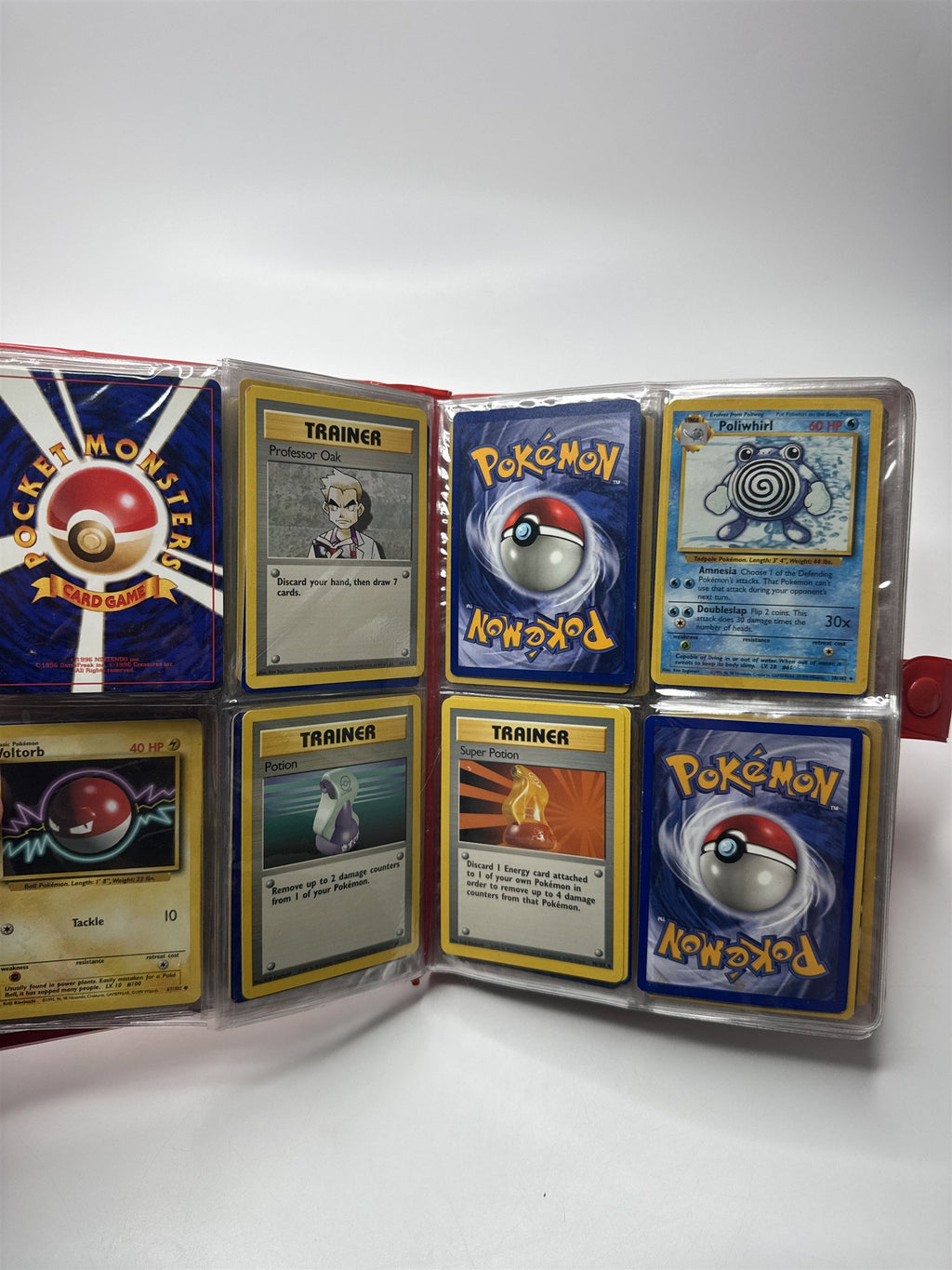 Pokémon Red Pikachu Binder Gotta Catch Card Lot Collection SEE PICS