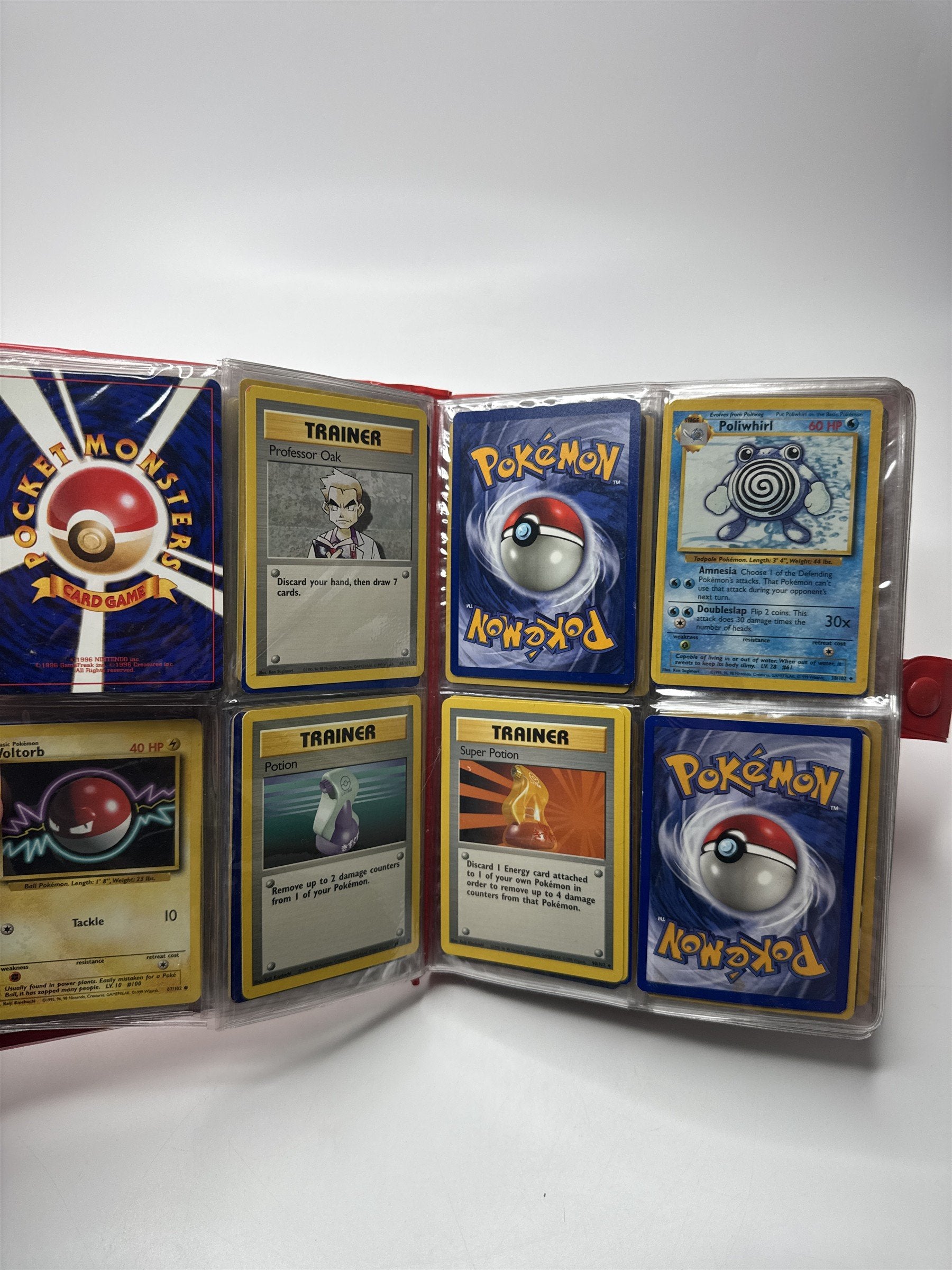 Pokémon Red Pikachu Binder Gotta Catch Card Lot Collection SEE PICS