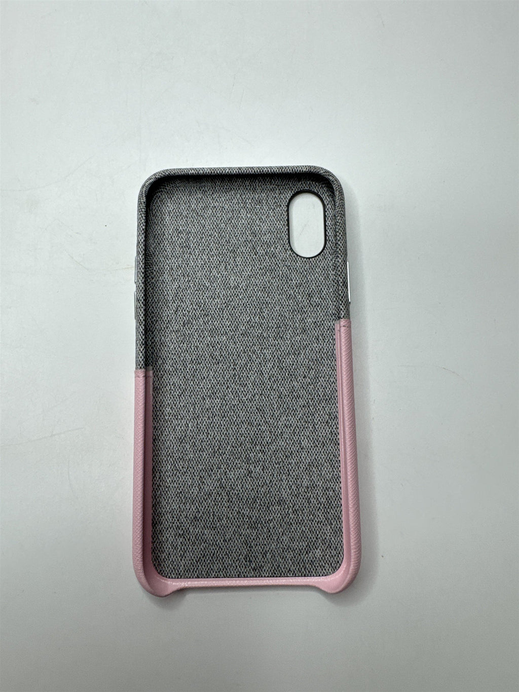 iPhone X Case ~ Pink & Gray Slim Fit Card Case Snap On for iPhone X