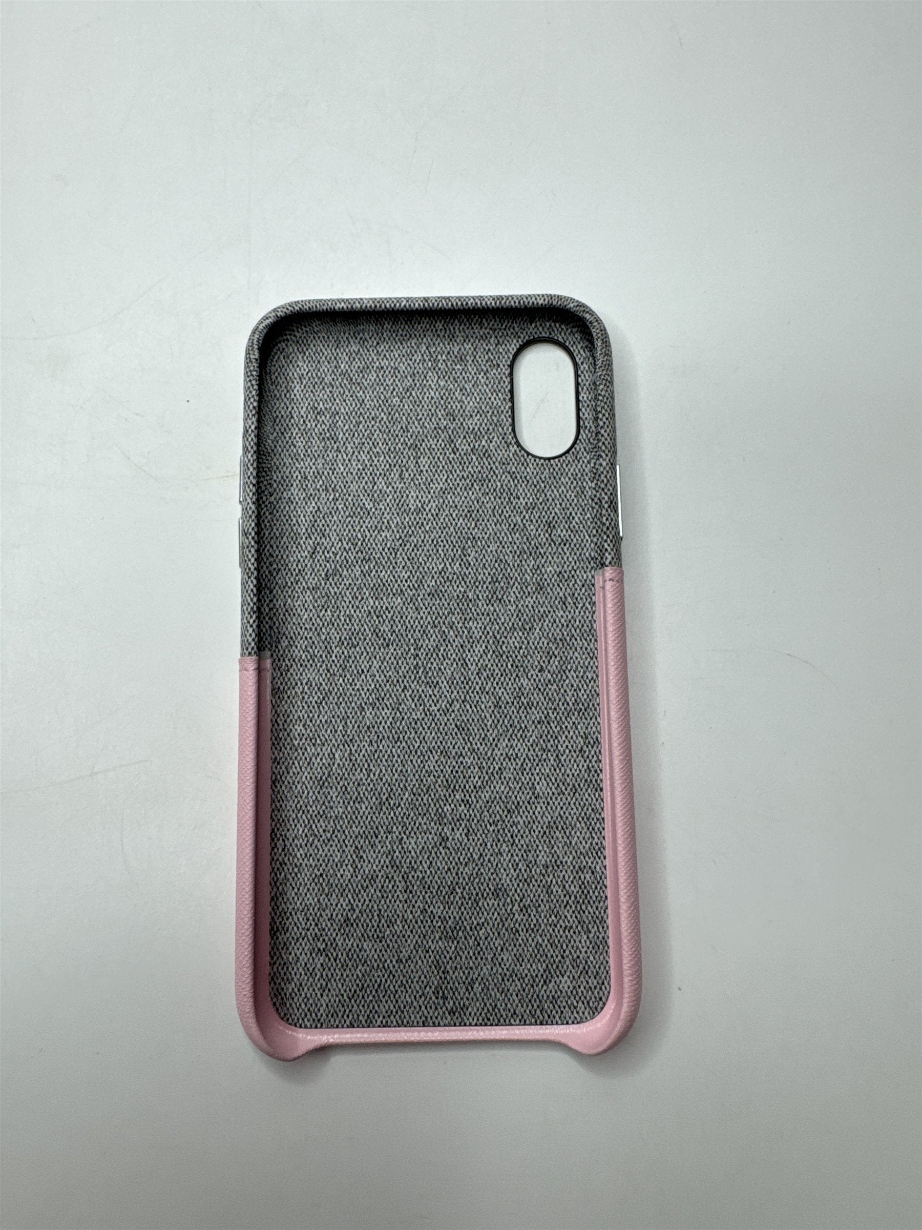 iPhone X Case ~ Pink & Gray Slim Fit Card Case Snap On for iPhone X