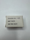 Vintage Pioneer Mfg Co Brooklyn NY Approx. 100 Map Tacks Pins Nostalgic
