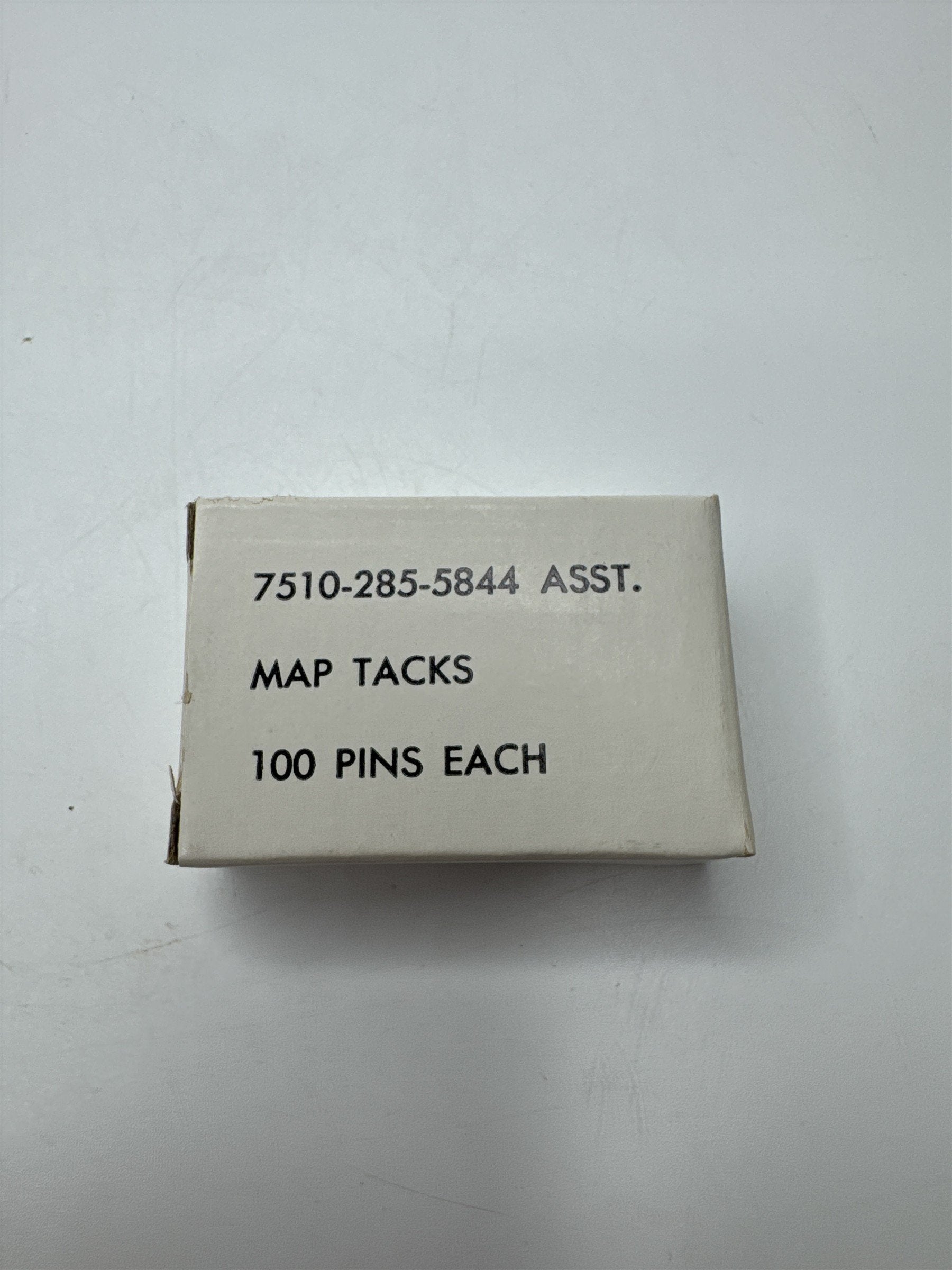 Vintage Pioneer Mfg Co Brooklyn NY Approx. 100 Map Tacks Pins Nostalgic