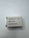 Vintage Pioneer Mfg Co Brooklyn NY Approx. 100 Map Tacks Pins Nostalgic