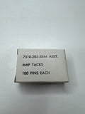 Vintage Pioneer Mfg Co Brooklyn NY Approx. 100 Map Tacks Pins Nostalgic