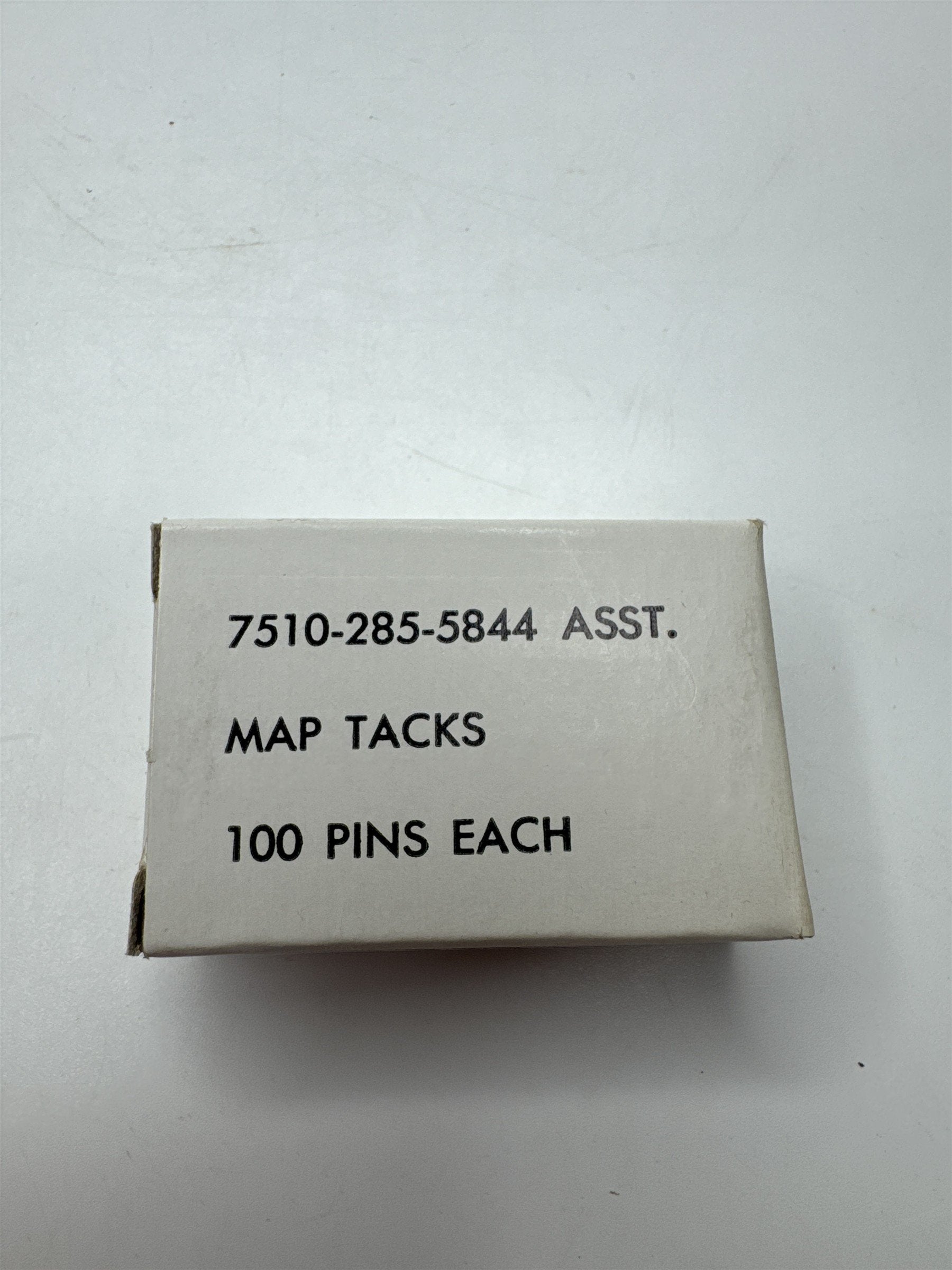 Vintage Pioneer Mfg Co Brooklyn NY Approx. 100 Map Tacks Pins Nostalgic