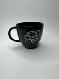 Disney Parks Mr. Mickey Mouse Ears & Top Hat Groom 14oz Coffee Mug Cup Black