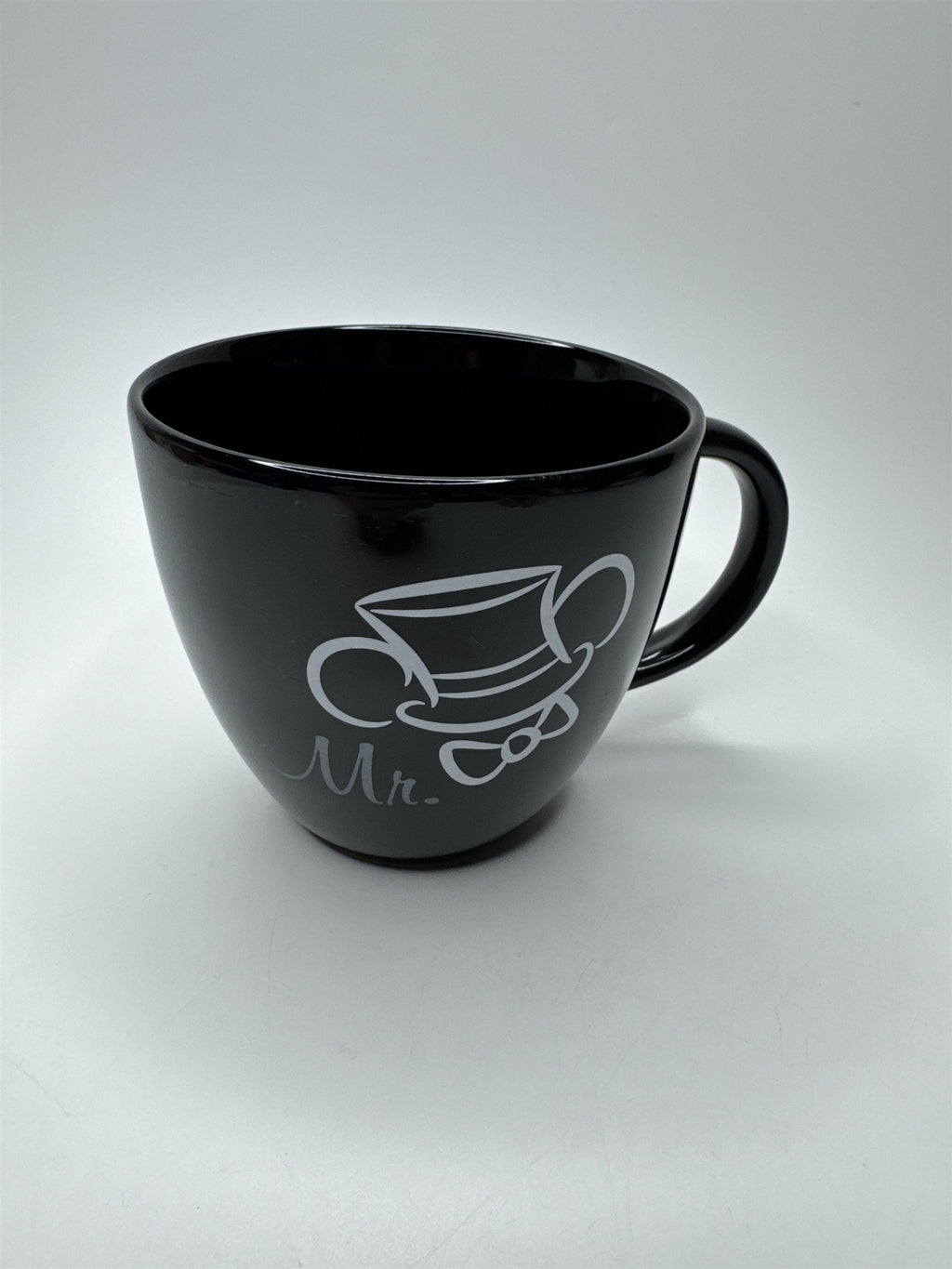 Disney Parks Mr. Mickey Mouse Ears & Top Hat Groom 14oz Coffee Mug Cup Black